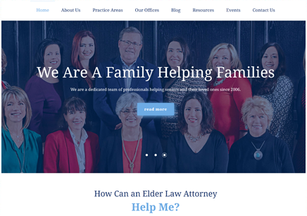 Atlanta Web Design, Web Development & Hosting | Hurley Elder Care Law Web Design